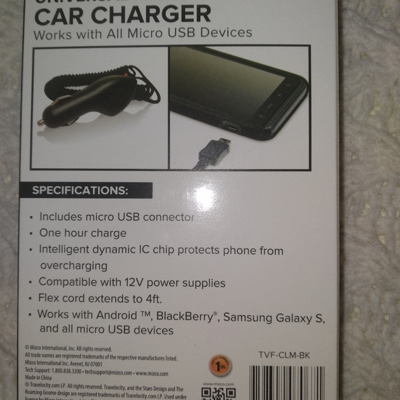 Universal Micro Car Charger ❤ - Picture 2 of 2